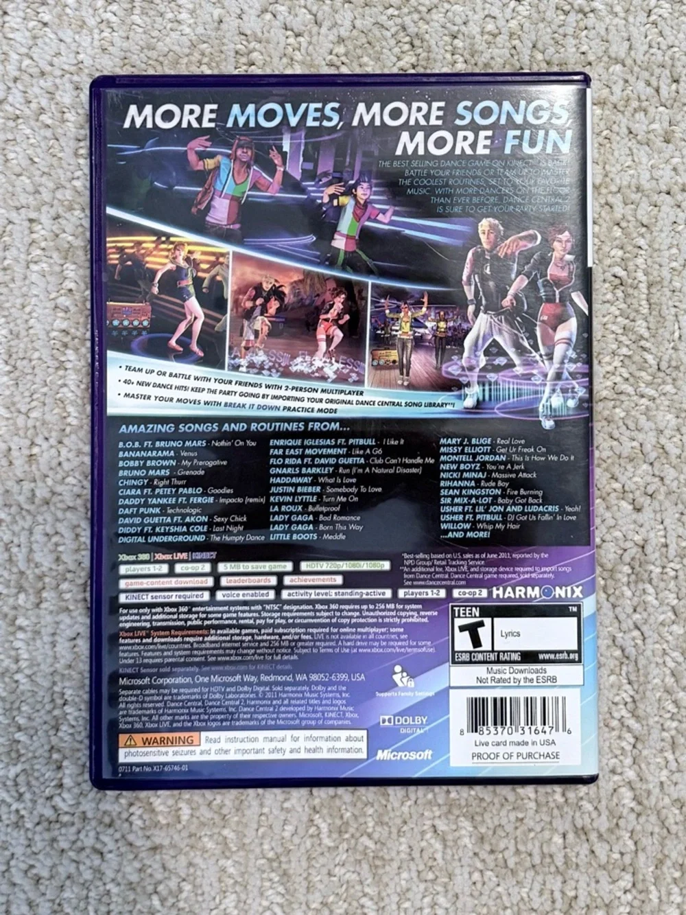 Dance Central 2 – Xbox 360 Kinect